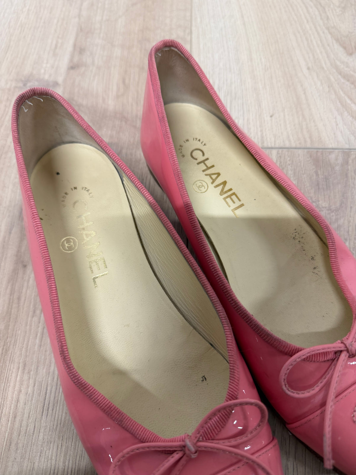 Preloved Chanel Ballet Flats Size 4 Pink