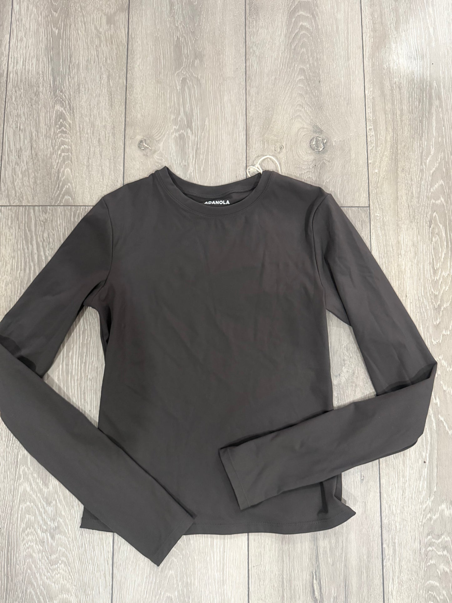 Brown Adanola Sport Top, Size M