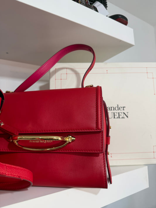 Red Brand New Alexander Mcqueen Handbag