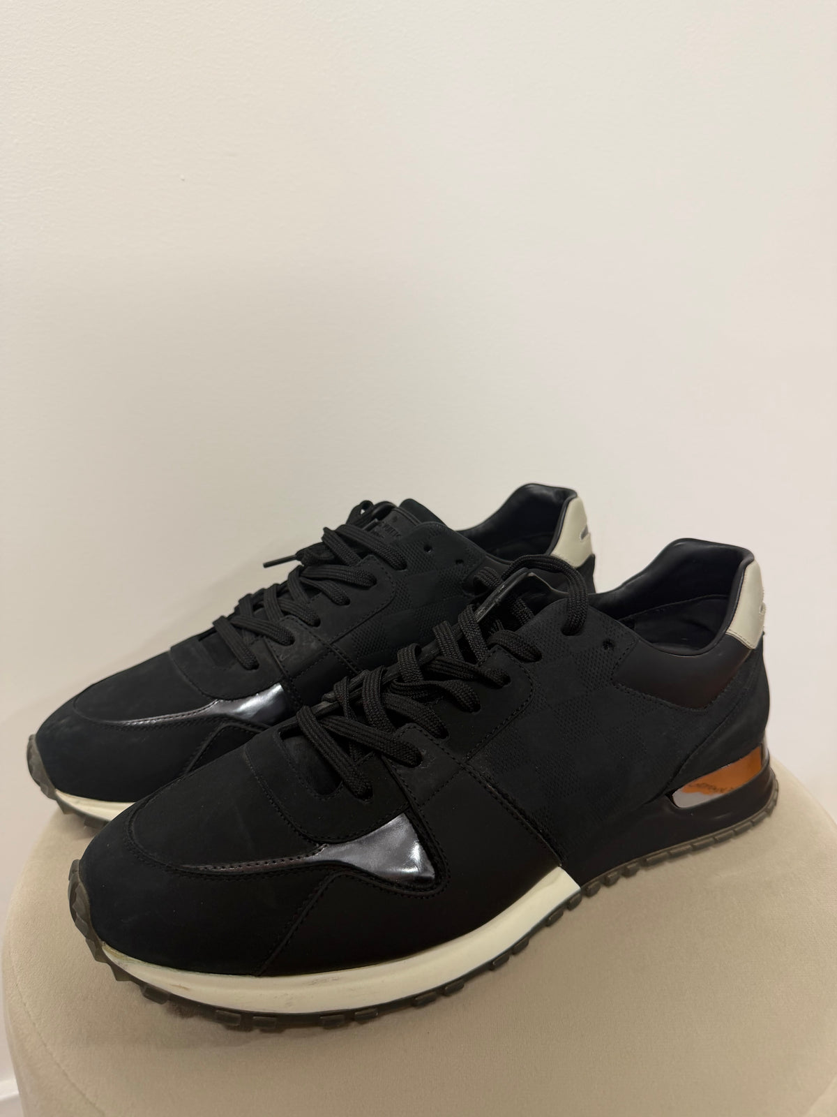 Preloved Louis Vuitton Trainers Size 7.5/8 Black
