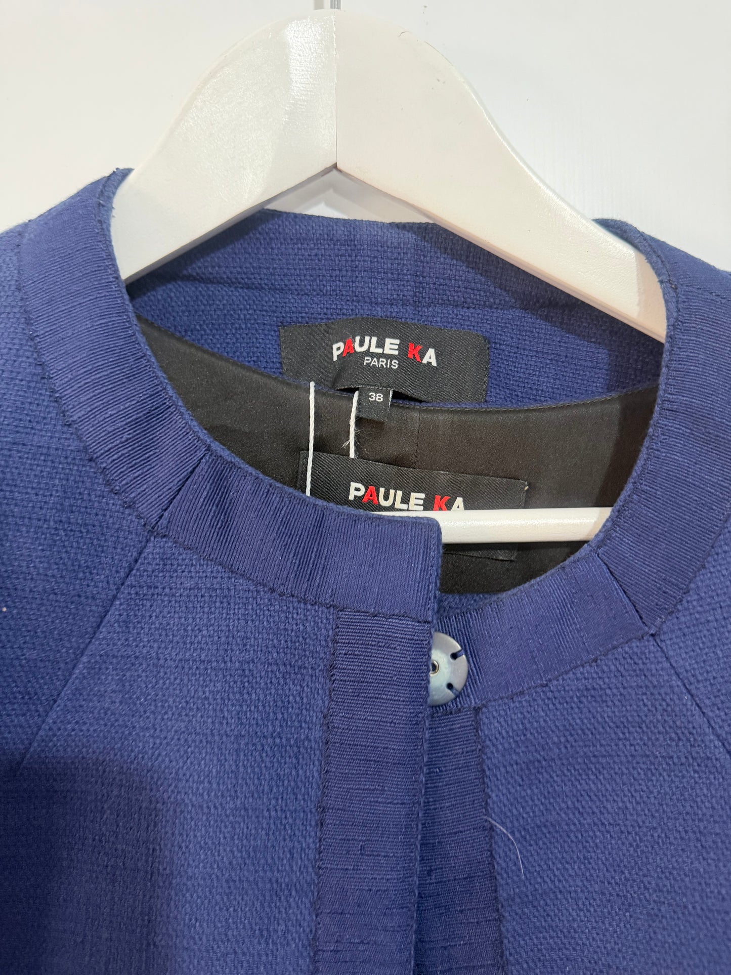 Blue Navy Paule Ka Dress and Jacket, Size 10