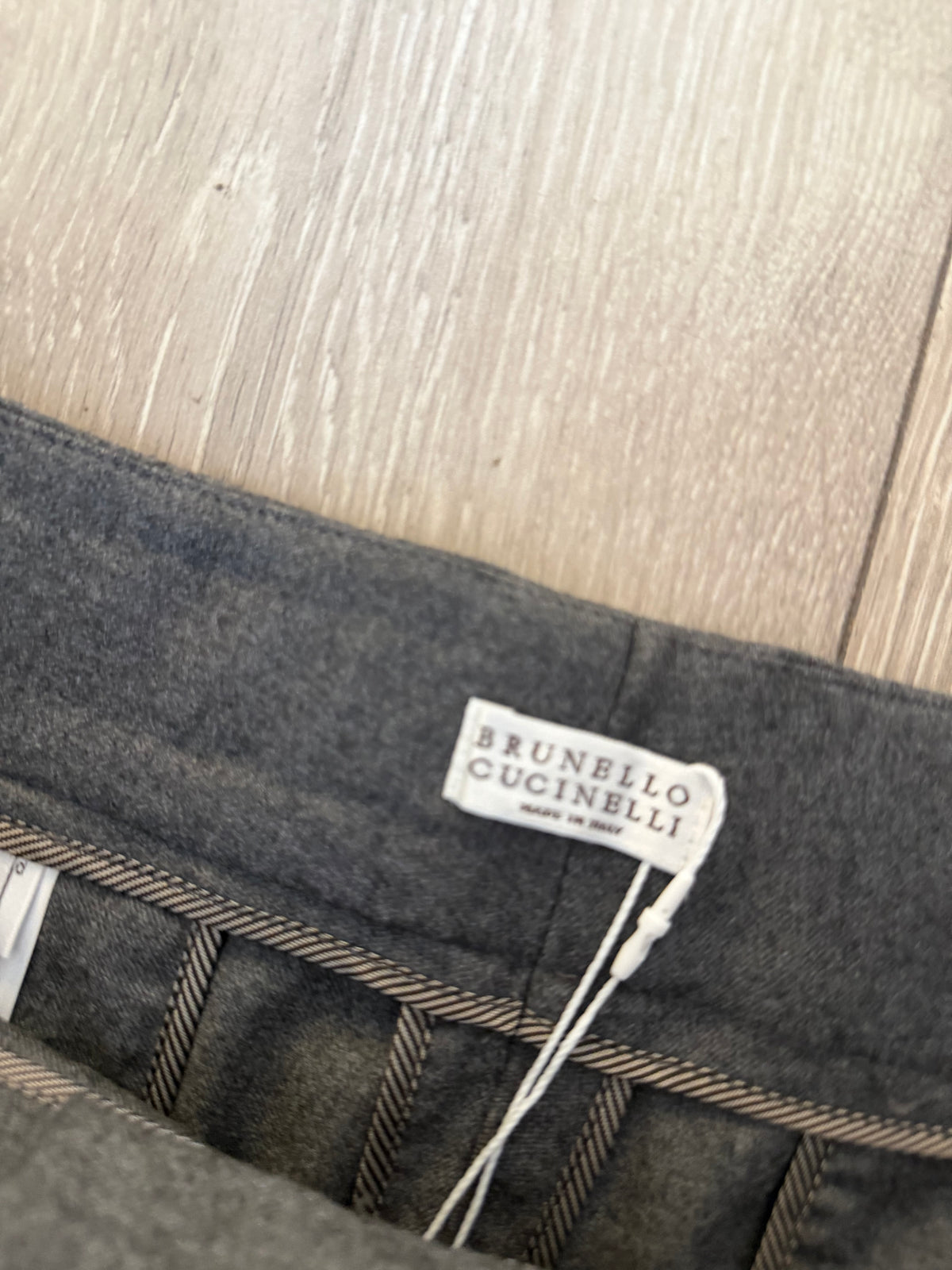 Preloved Brunello Cucinelli Trousers Size 10 Grey