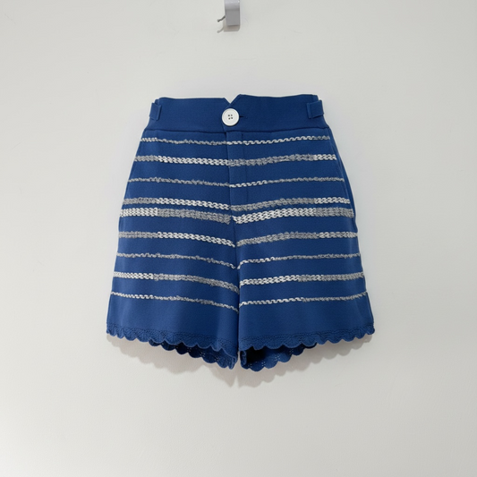Preloved, Blue Claudie Pierlot Shorts, UK 8