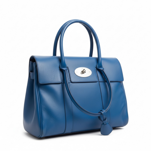 Bluebell Blue Mulberry Bayswater Handbag, Brand New
