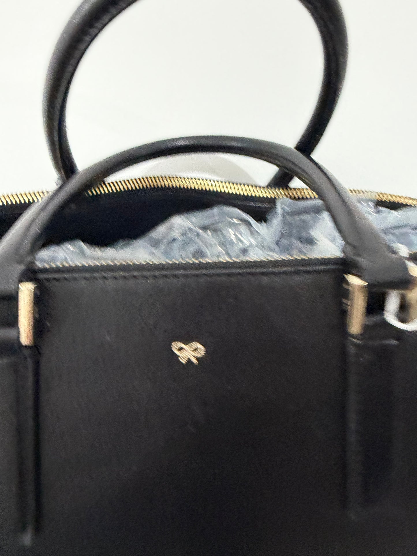 Pre-owned, Black Anya Hindmarch Handbag, Crossbody Strap