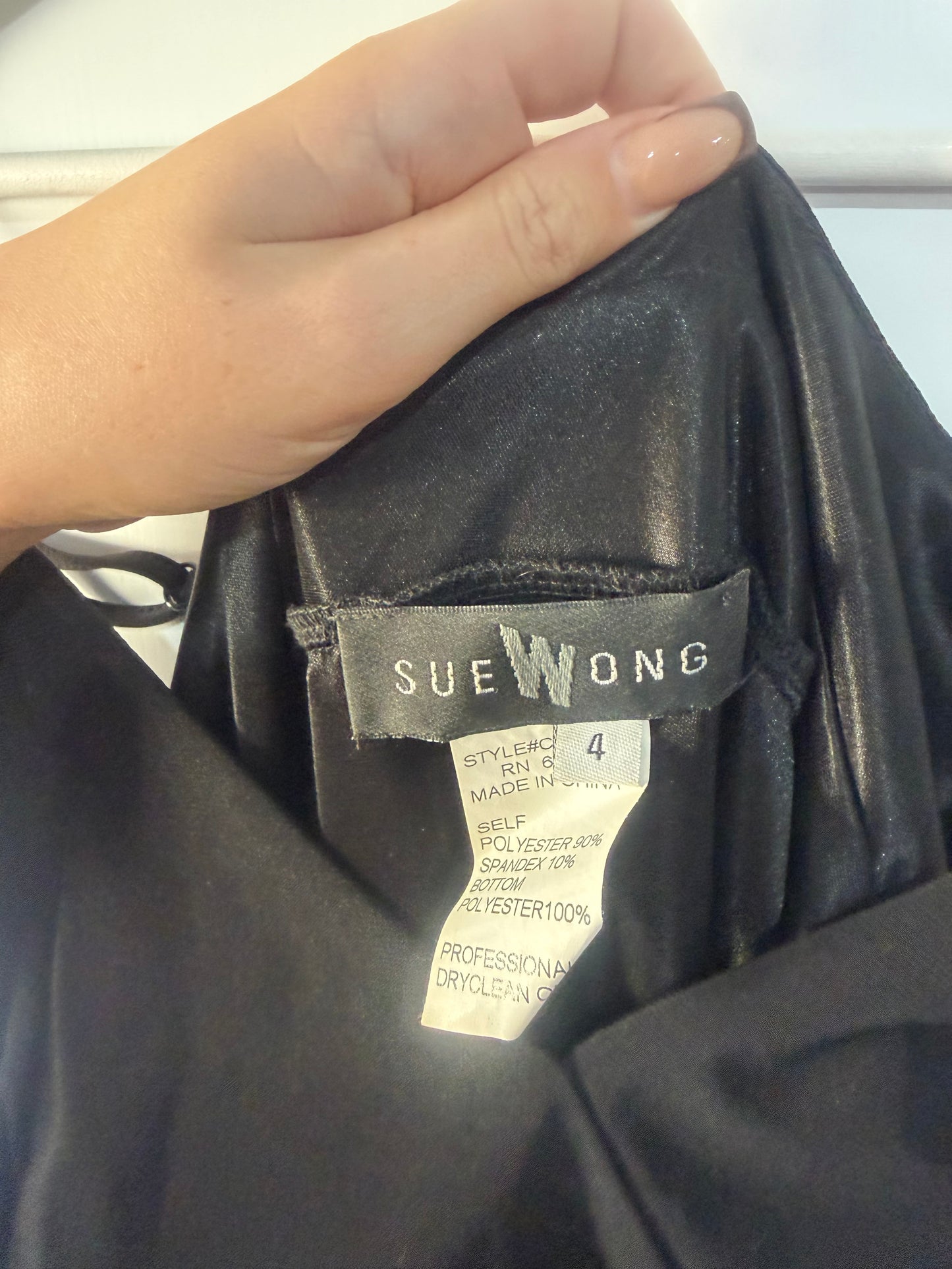 Sue Wong Black Dress, Small