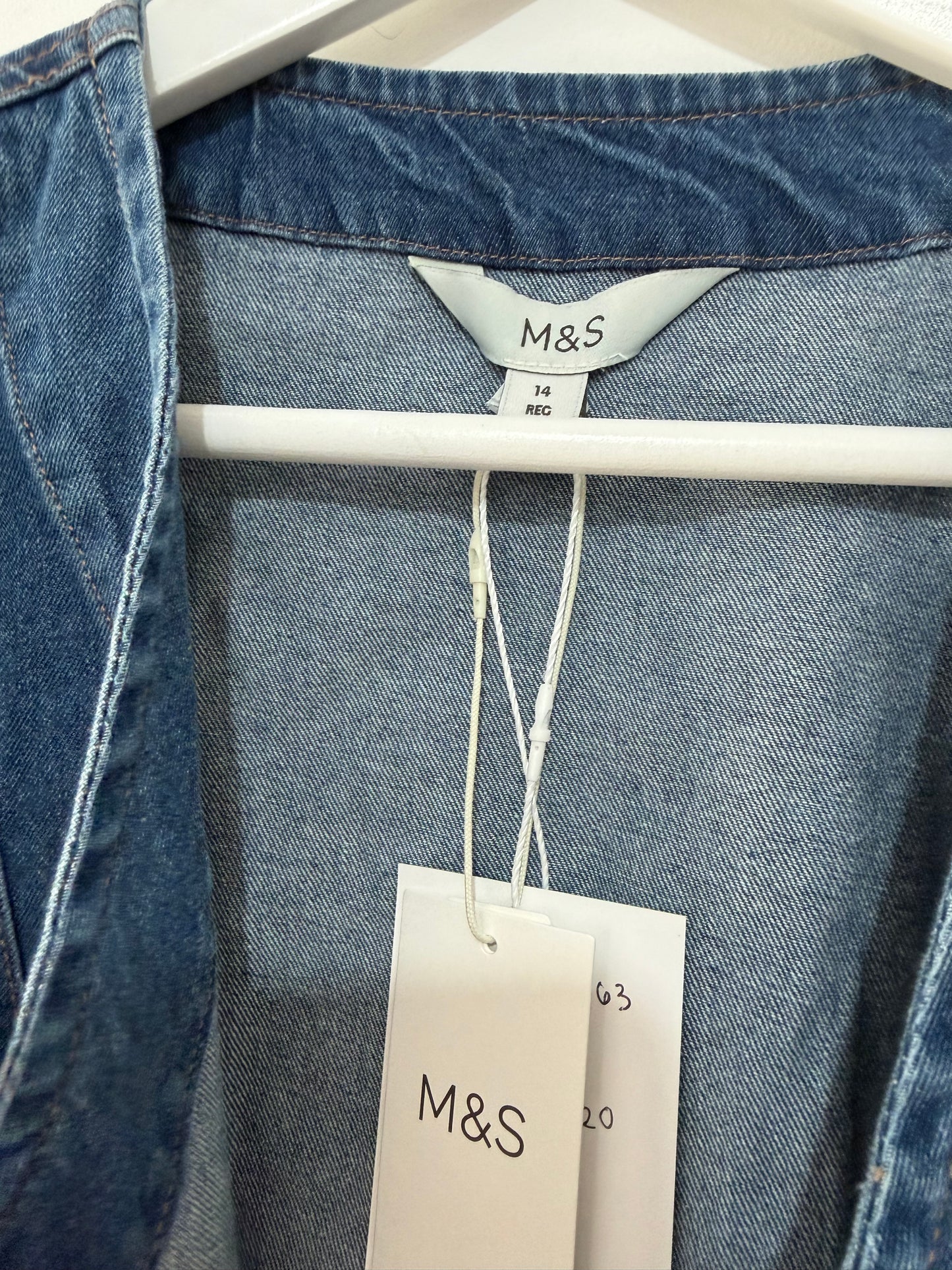 Preloved, Blue M&S Denim Jacket, 14