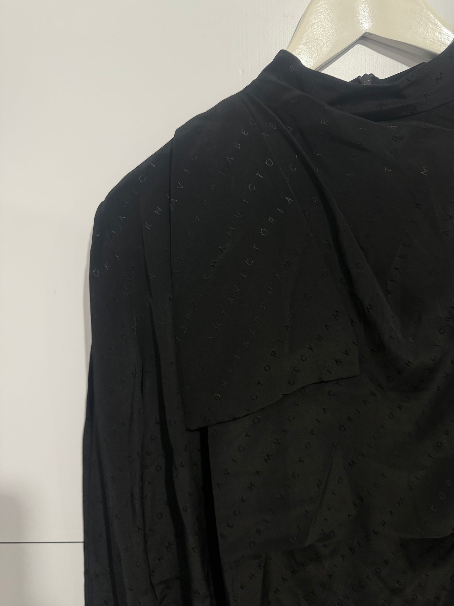 Black Victoria Beckham Blouse, Size 10