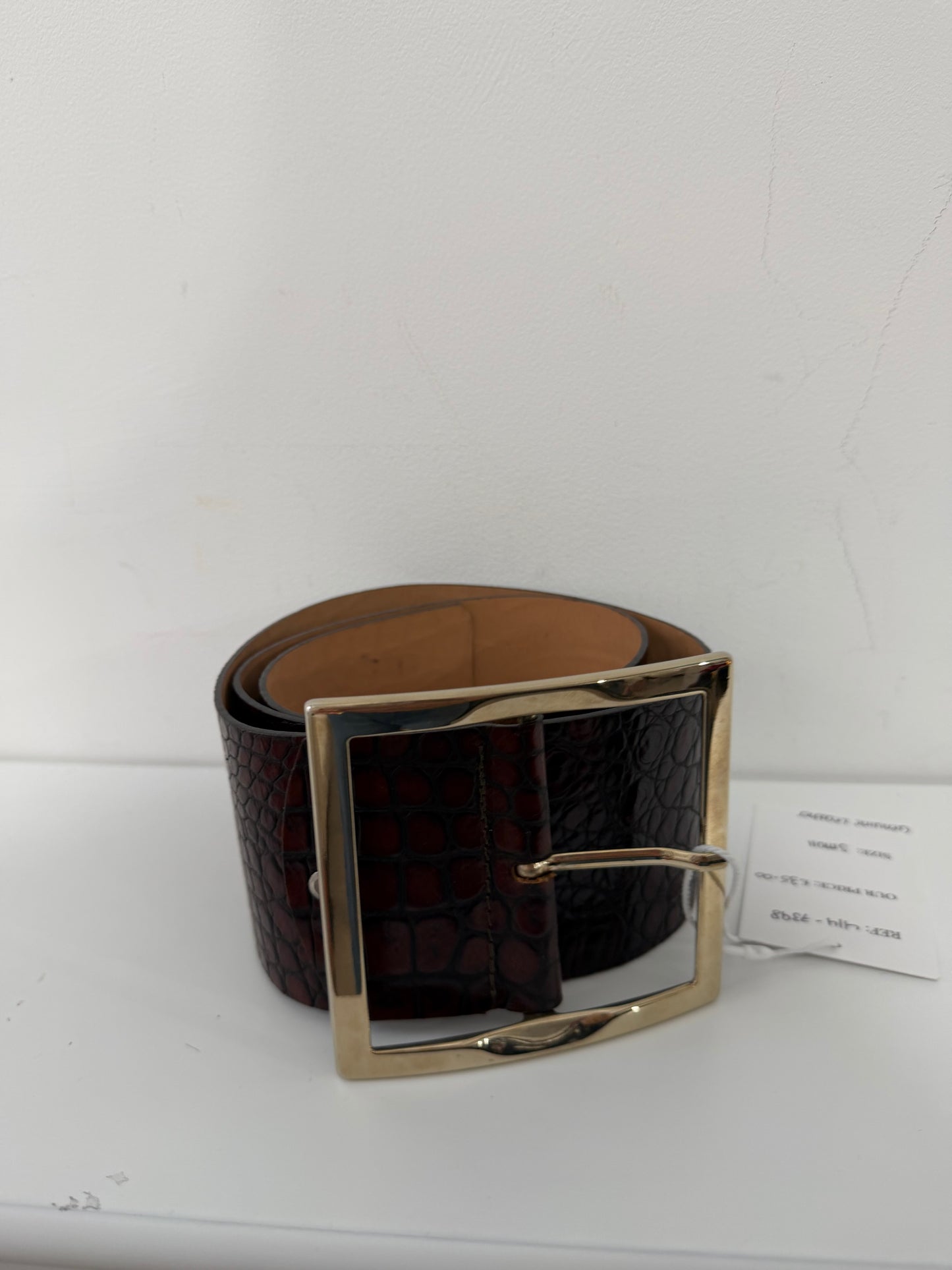 Preloved, Brown Anedote Belt, Small