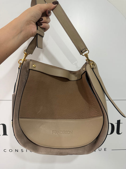 Beige/Grey JW Anderson Saddle Bag