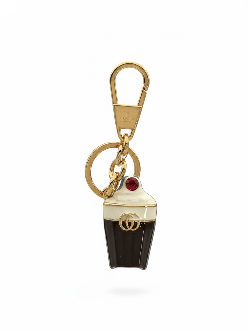 Preloved Gucci Keyring Gold