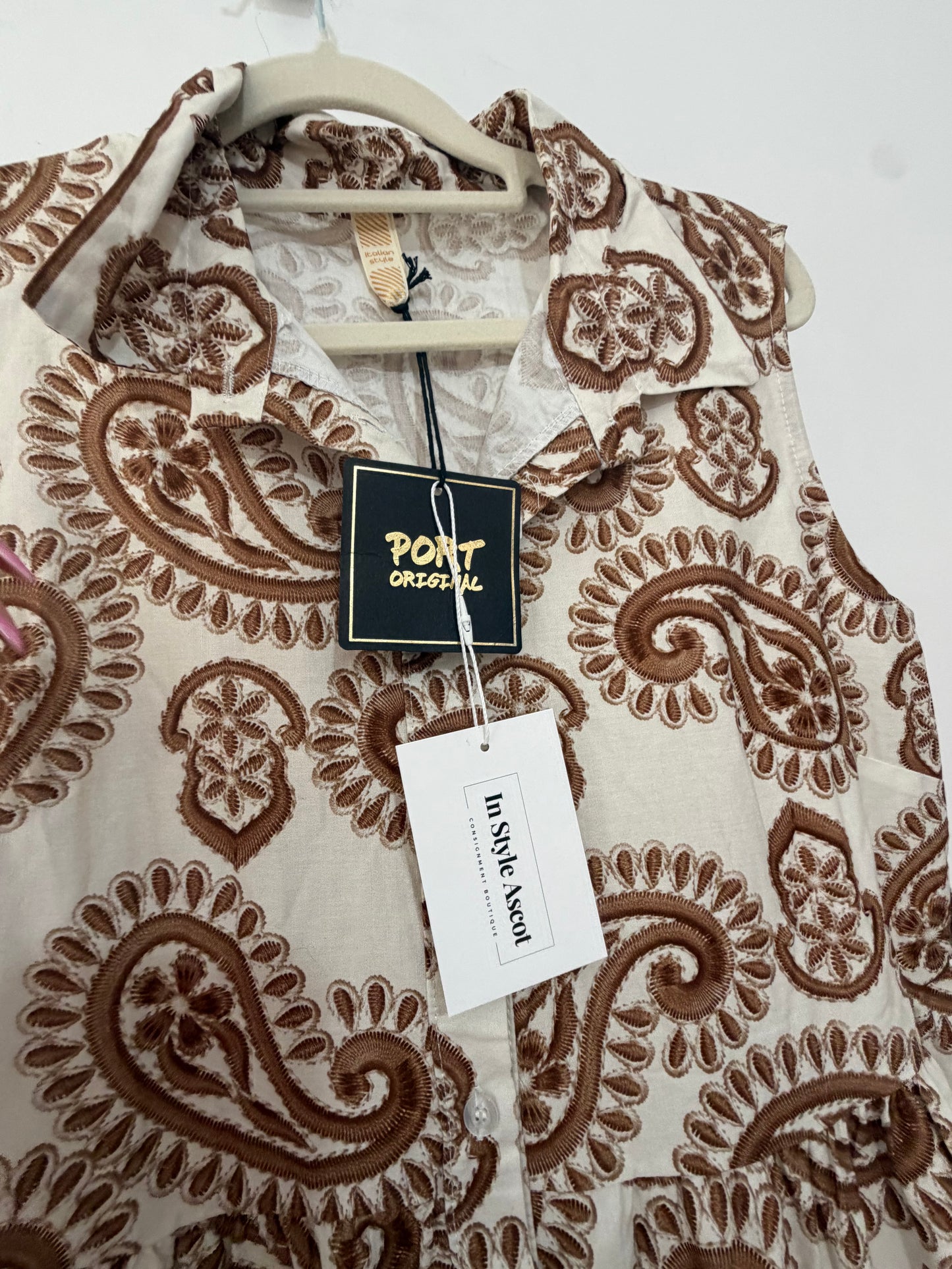 Preloved Cream Port Original Dress, L