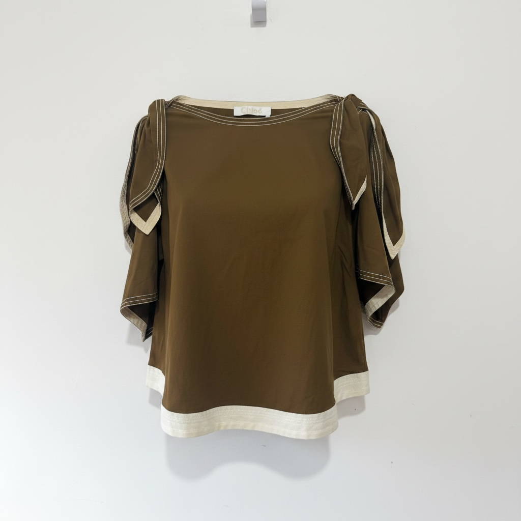 Preloved, Brown Chloé Top, Size M/L
