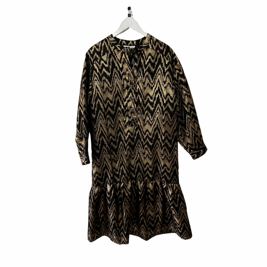 Gold Cecilie Dress, 12-14