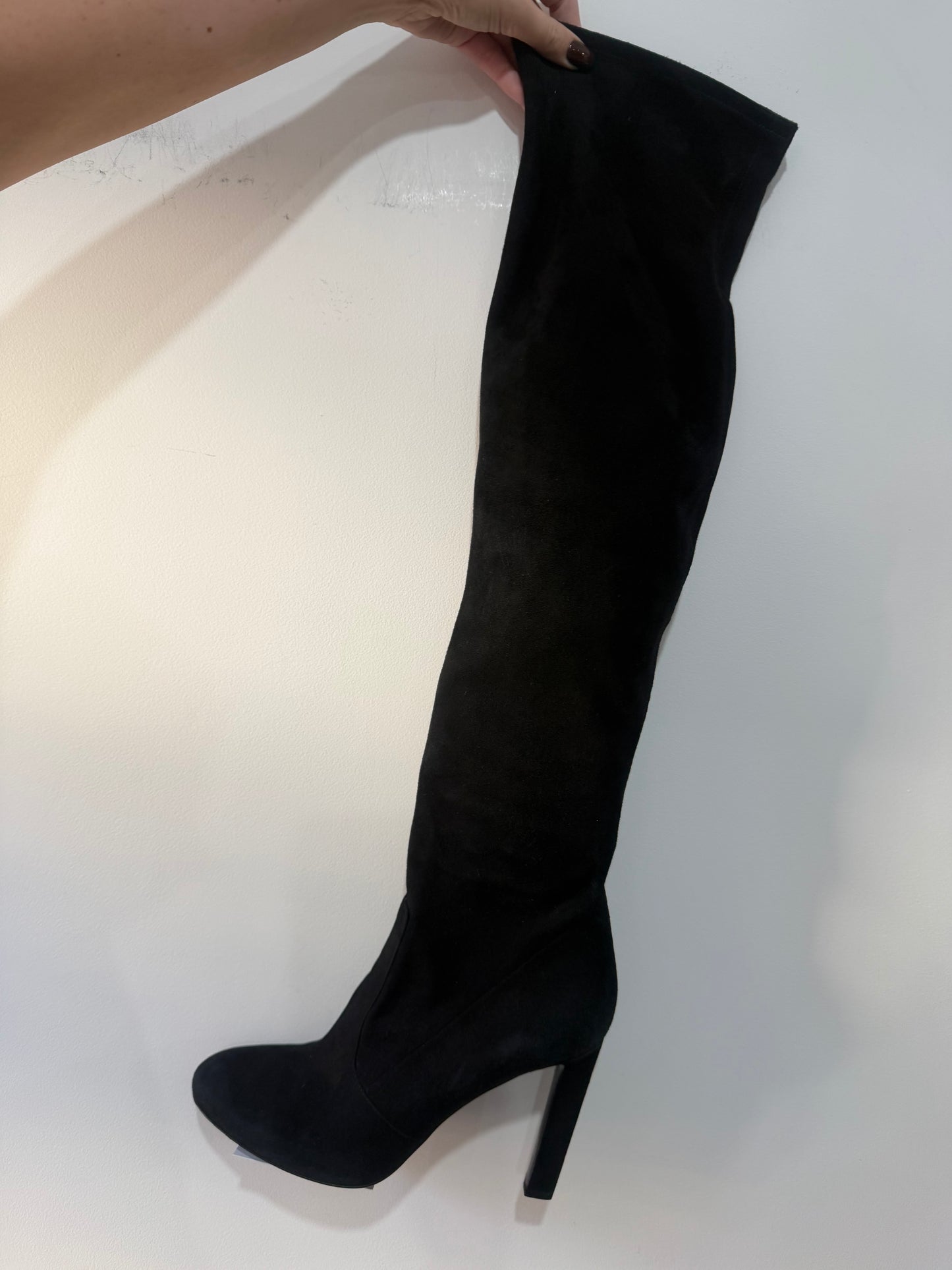 Black Saint Laurent Knee High Boots, Size 41