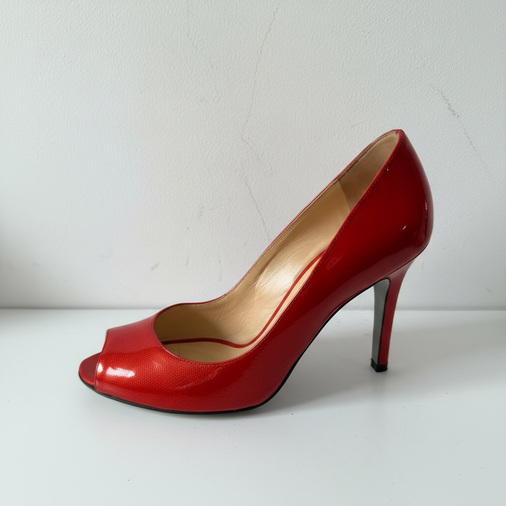 Preloved Red Sergio Rossi Heels, Size 35.5 - UK 2.5
