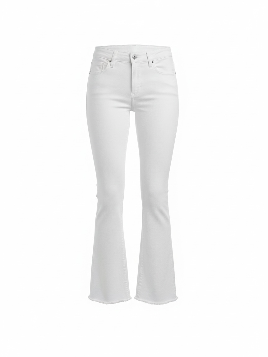 Preloved Paige Jeans Waist 25 Petite White