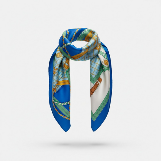 Grande Tenue Hermes Vintage Silk Scarf, Henri D'origny