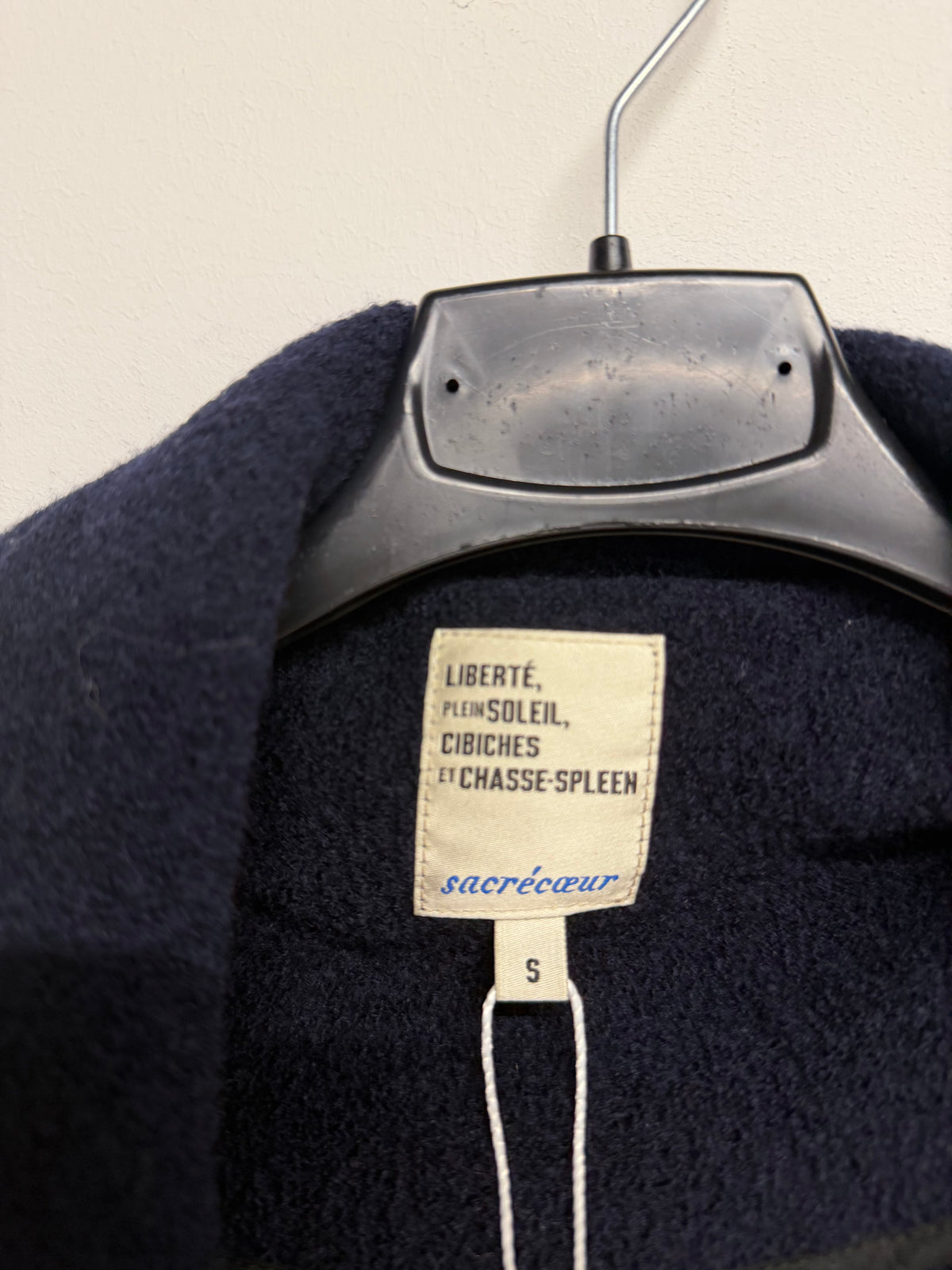 Preloved Sacrecoeur Jacket Small Navy