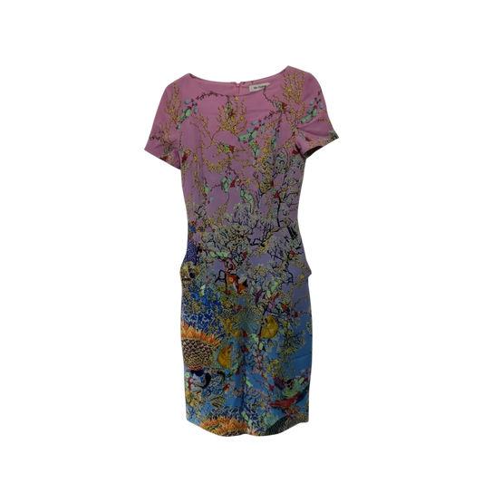 Pink Mary Katrantzou Dress, Size 8