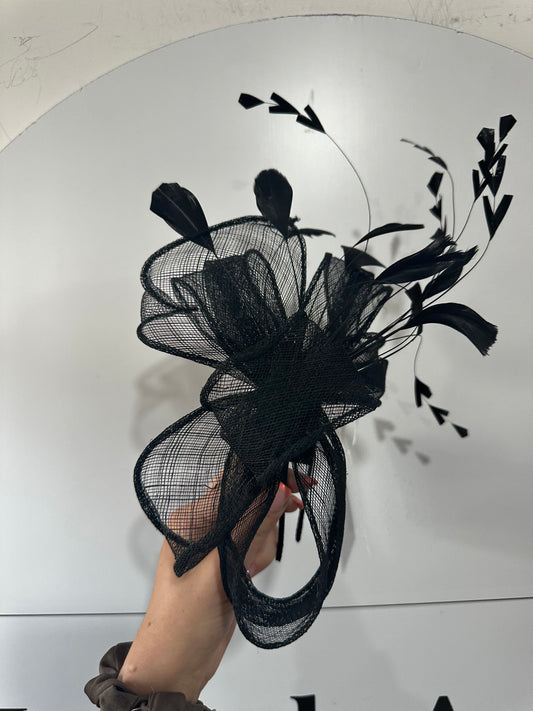 Black Fascinator Headband