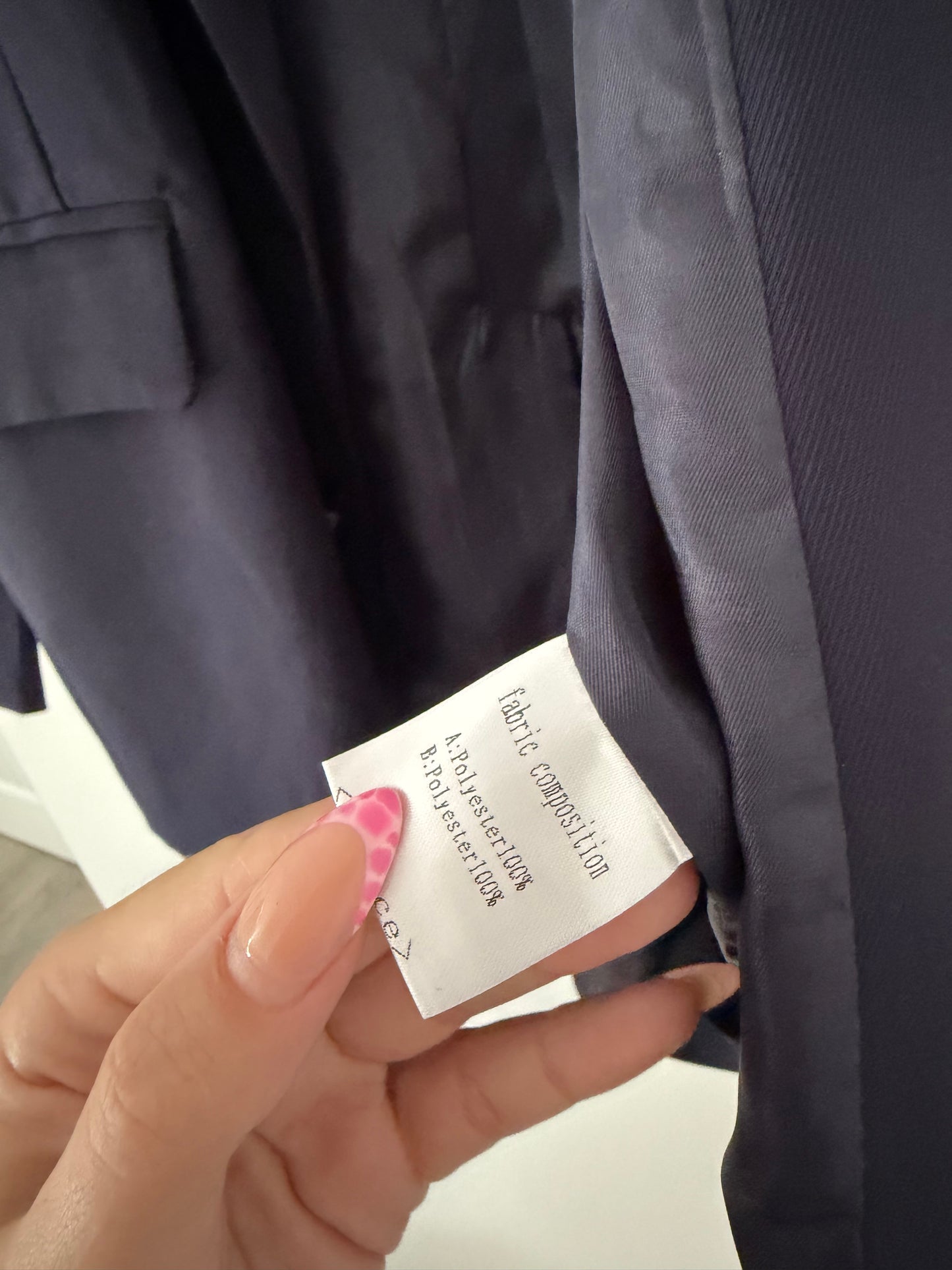 Pre-Loved Navy Rebel Blazer, M
