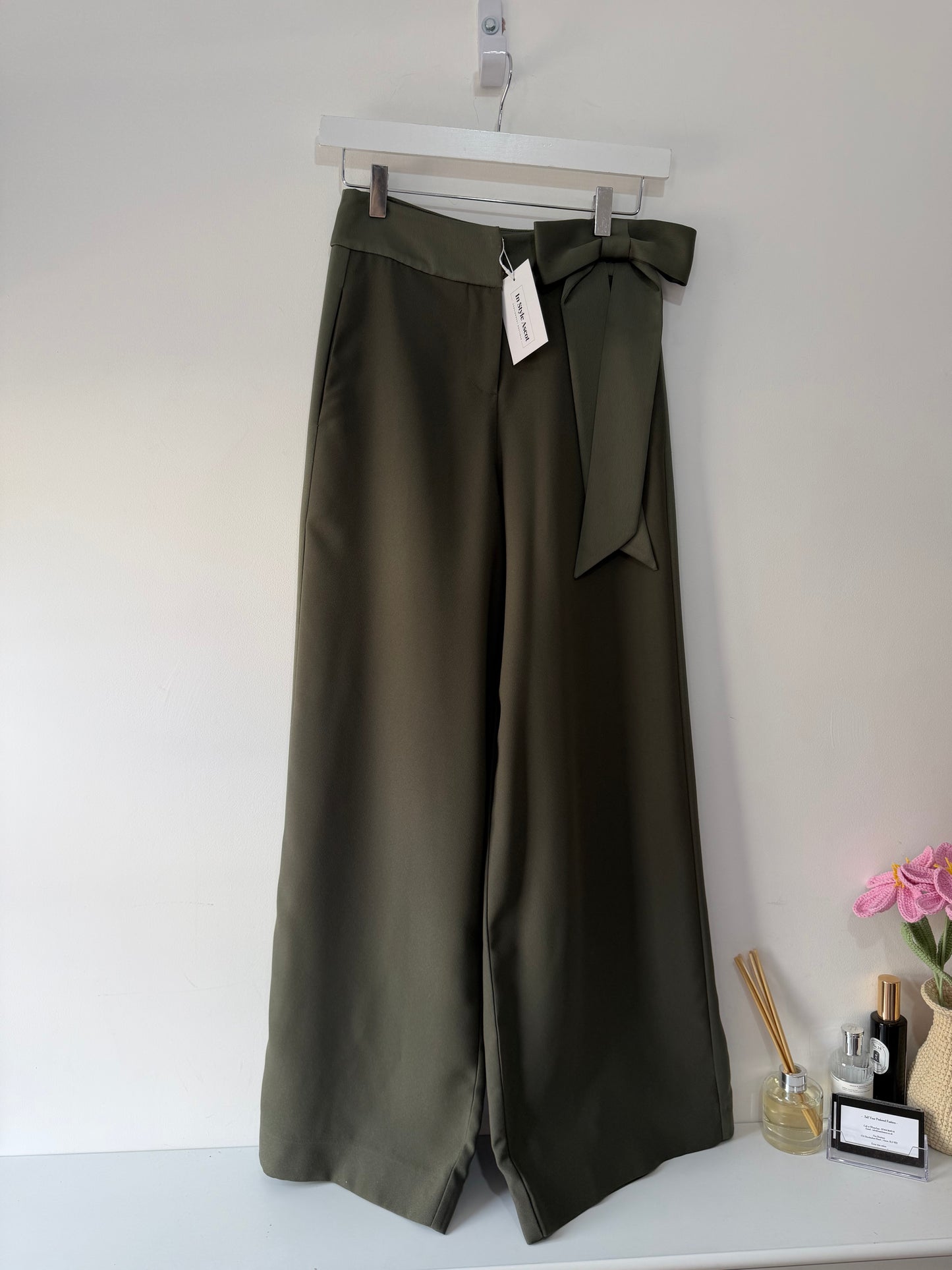 Pre-loved Khaki Ted Baker Trousers, XS