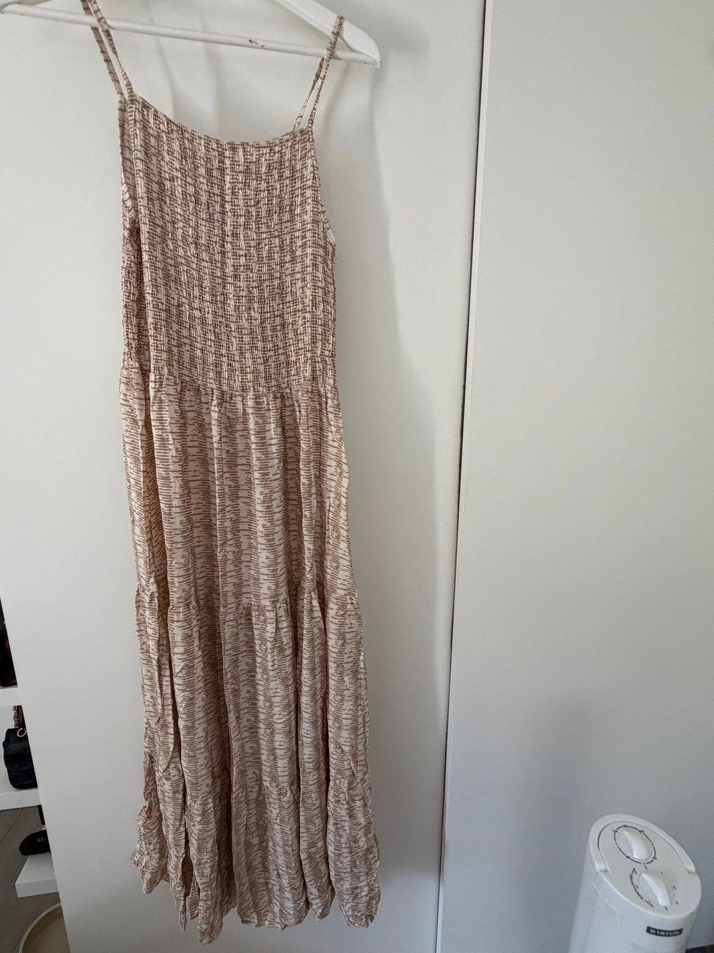 Pre-Loved Beige Charli Dress, One Size, BNWT