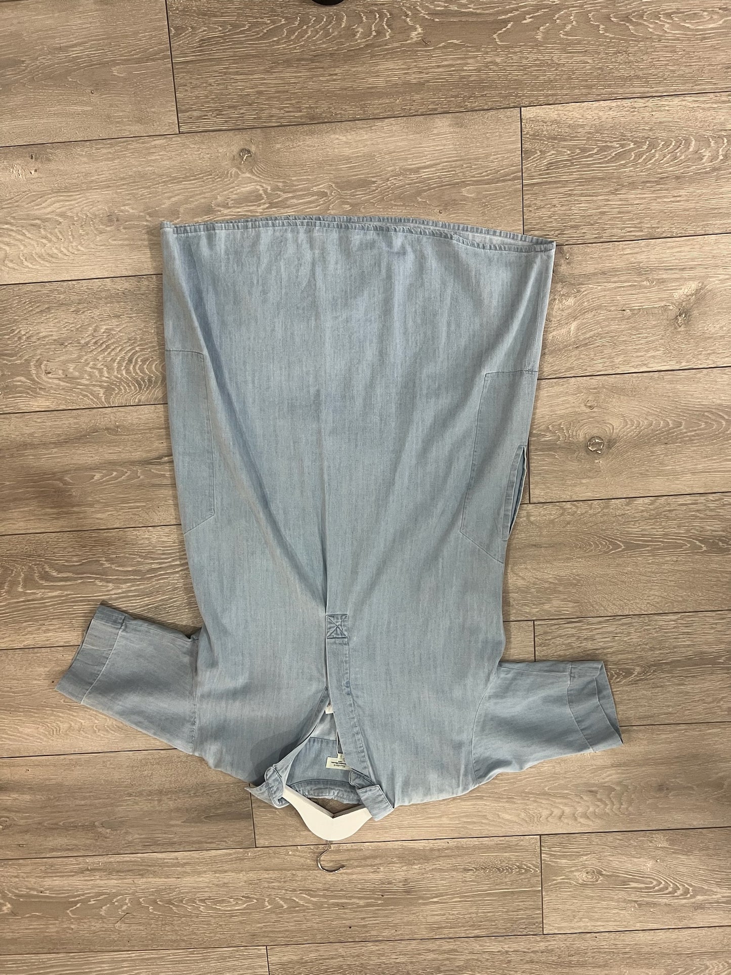 Denim Light Blue Hartford Cotton Shift Dress, Pre-owned, Fits size 12