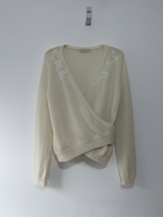 Preloved La Maille Sezanne Jumper Medium Cream