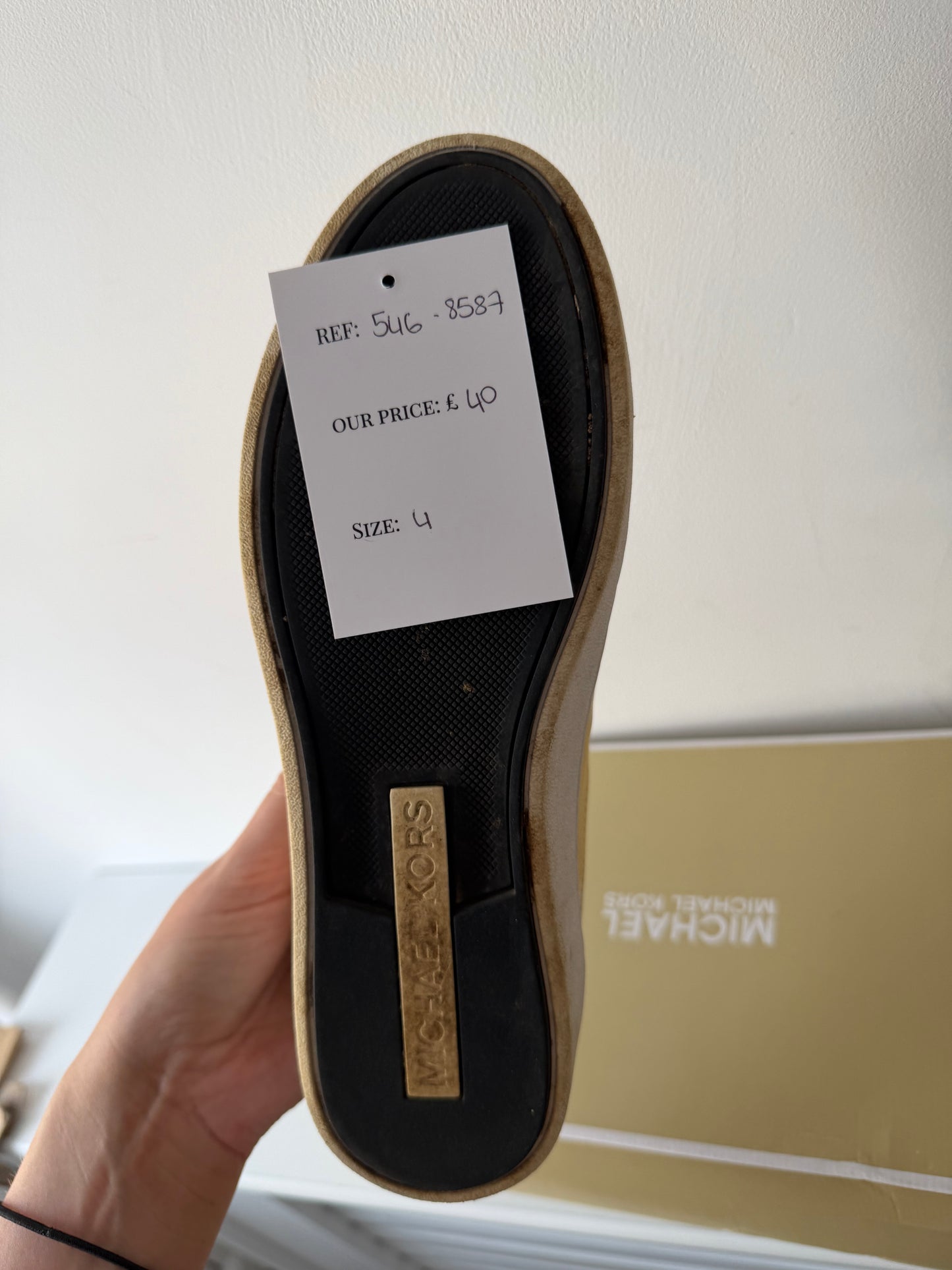 Gold Michael Kors Trainers, 4