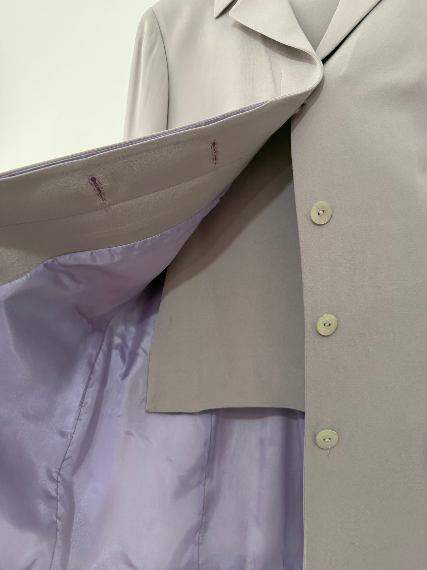Preloved, Purple Paul Costelloe Skirt Suit Set, UK 12