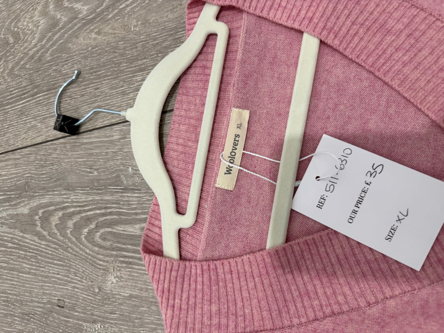 Pink Woolovers Jumper, XL