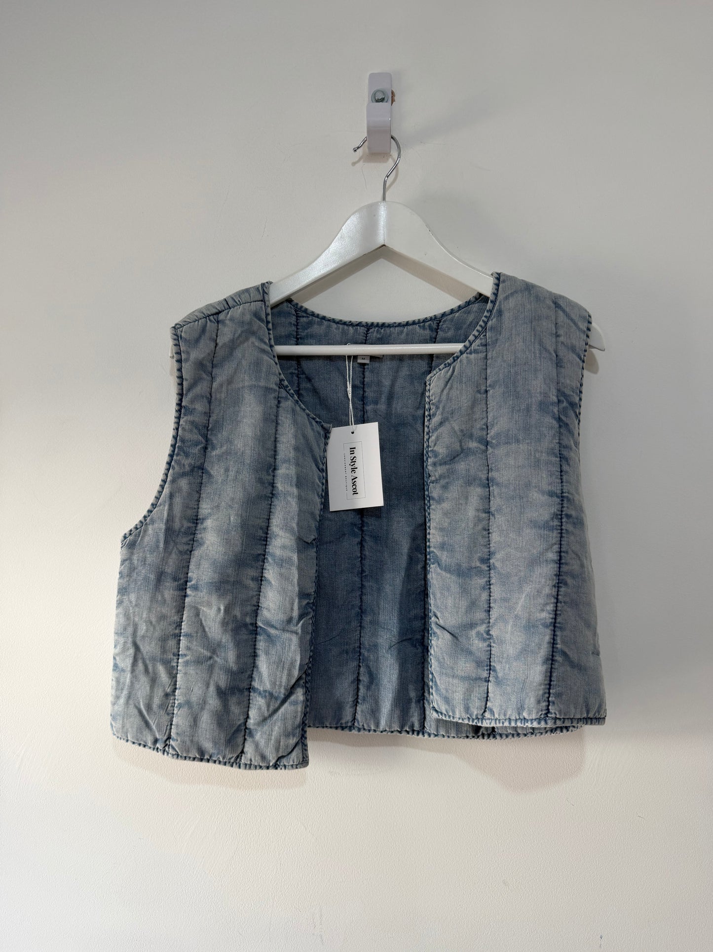 Preloved, Blue Rails Waistcoat, Medium