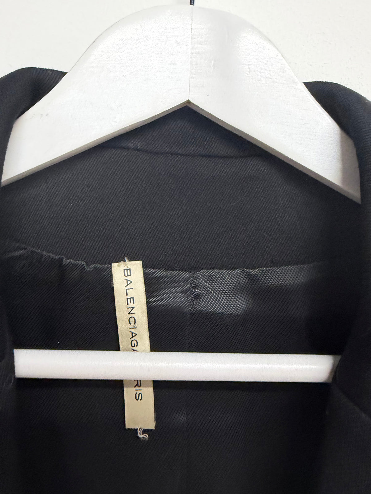 Preloved Balenciaga Paris Blazer Jacket Size 12 Black