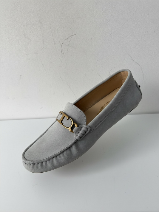 Preloved NEW Tod's Loafers Size 39.5 UK 6.5 Blue