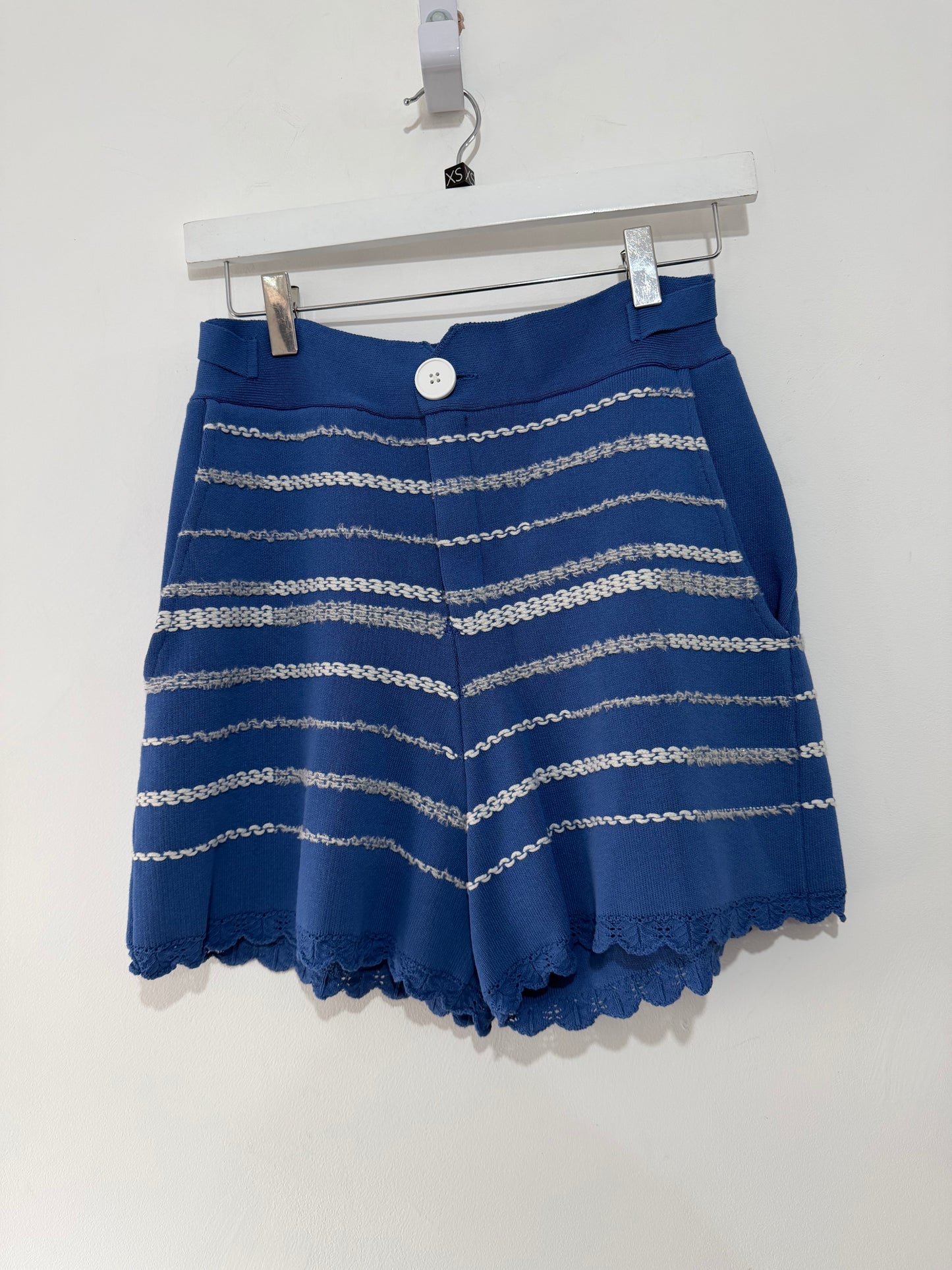Preloved, Blue Claudie Pierlot Shorts, UK 8