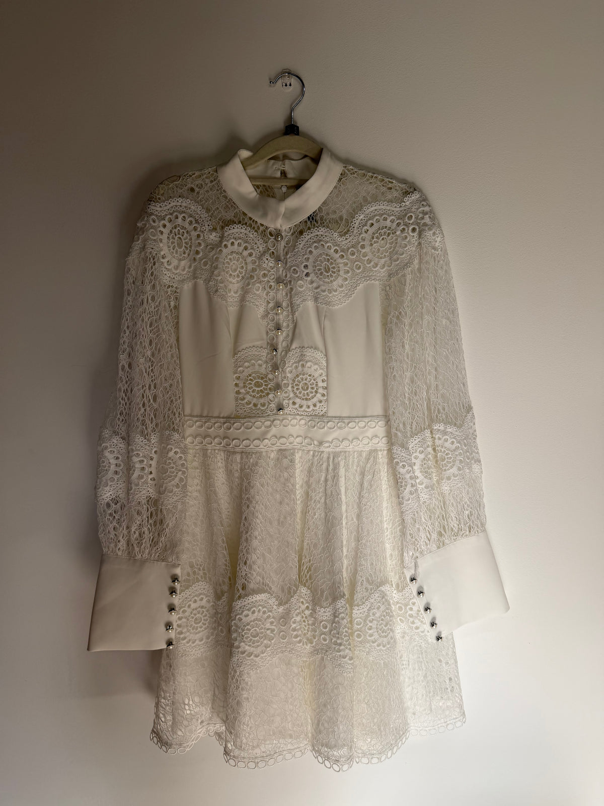Preloved GD Golden Days Paris Dress, Size Small White