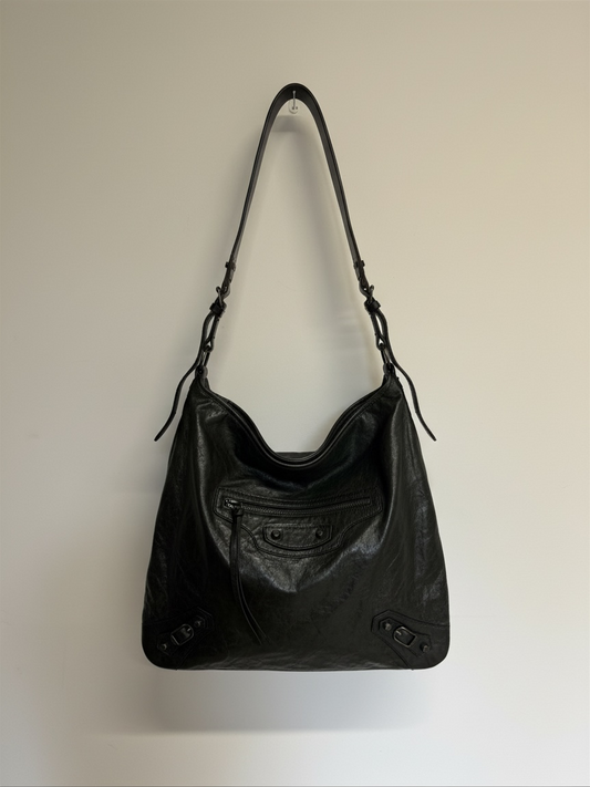 Preloved Balenciaga Handbag Dark Green