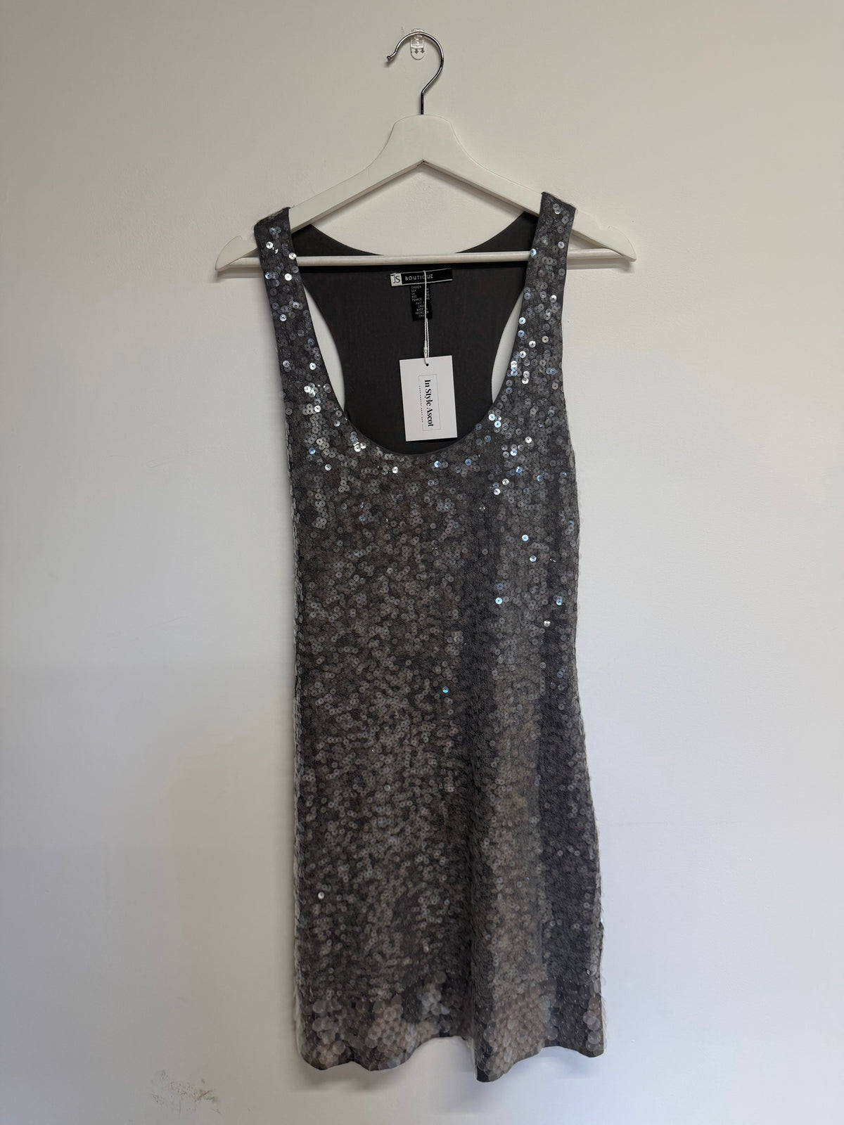 Preloved JS Boutique Dress Size 10 Grey