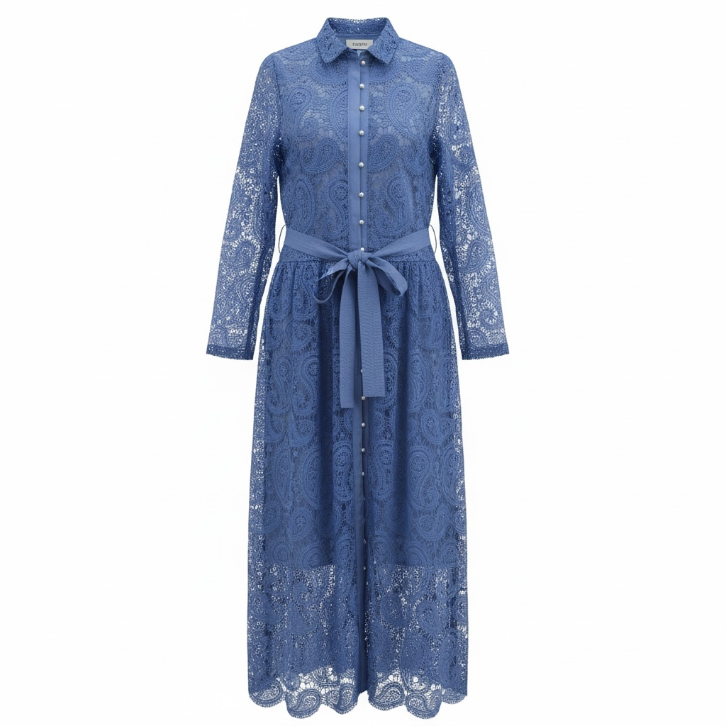 Pre-owned, Blue Catchall Dress, Size L