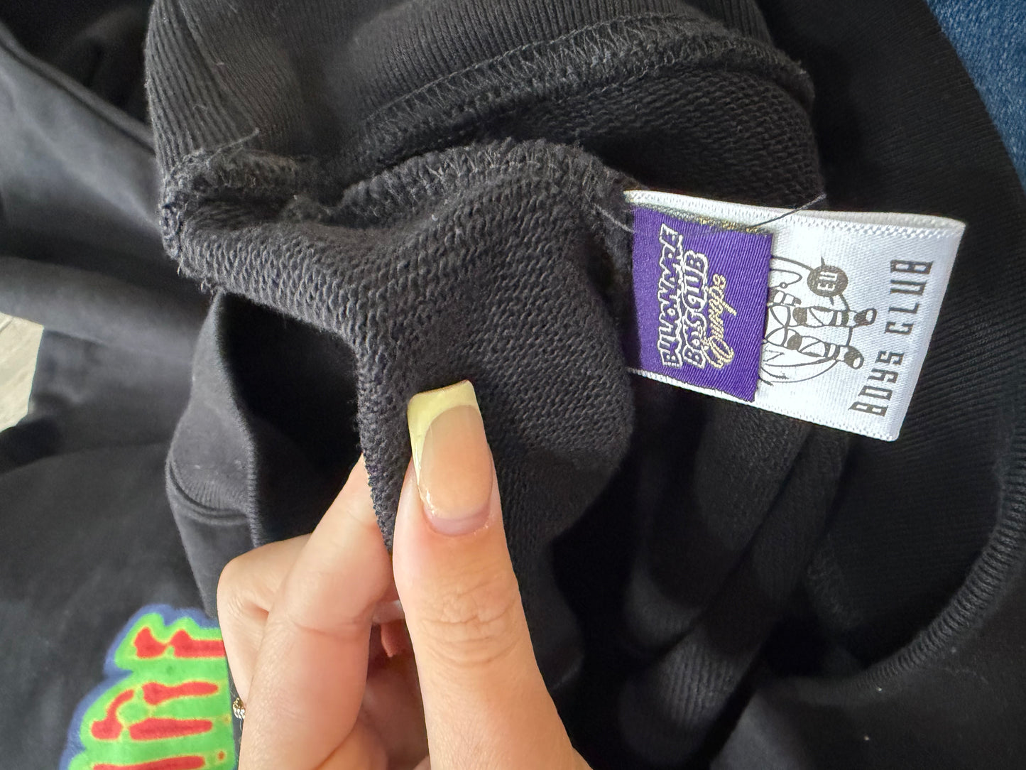 Preloved Black Billionaire Boy's Club Hoodie, Large