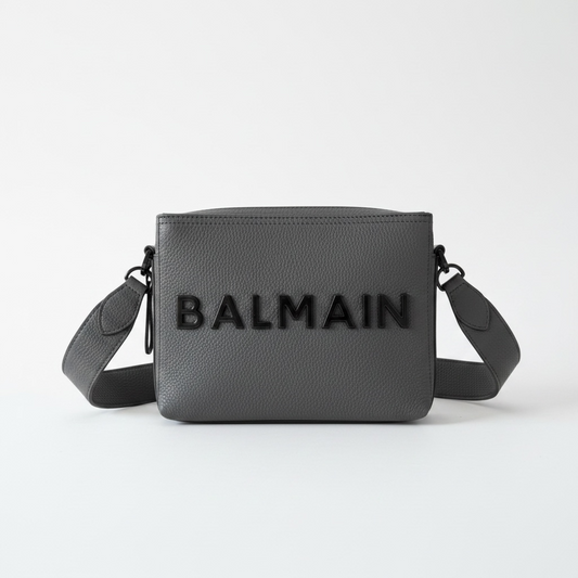 Preloved Dark Grey Balmain Crossbody Bag