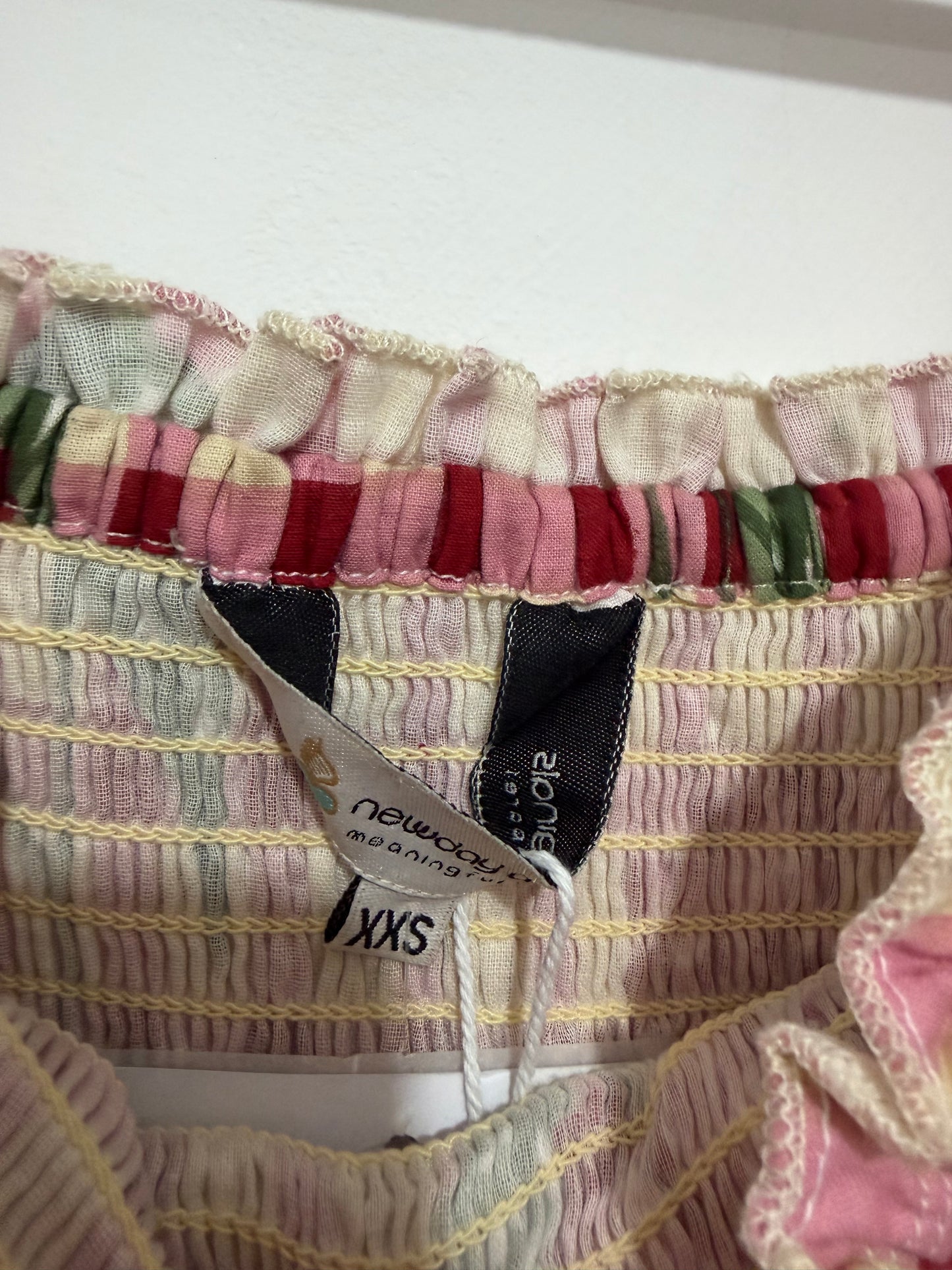 Pre-owned, Pink Gingham Newday Original Dress, Size XXS (Fits 8)