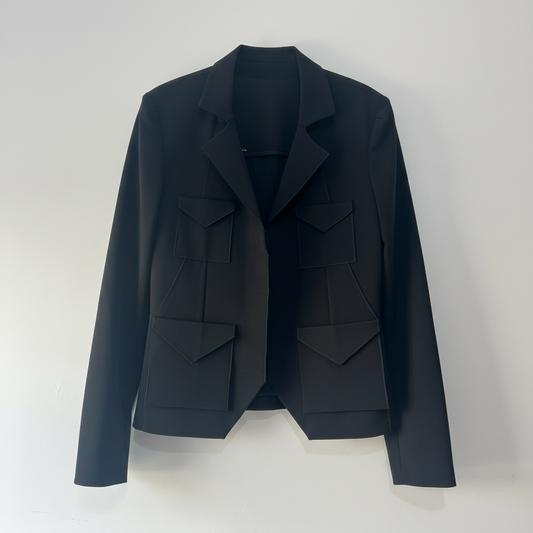 Preloved, Black Ronald Mouret Blazer, UK 8