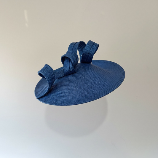Preloved Blue Whiteley Fascinator, Ascot