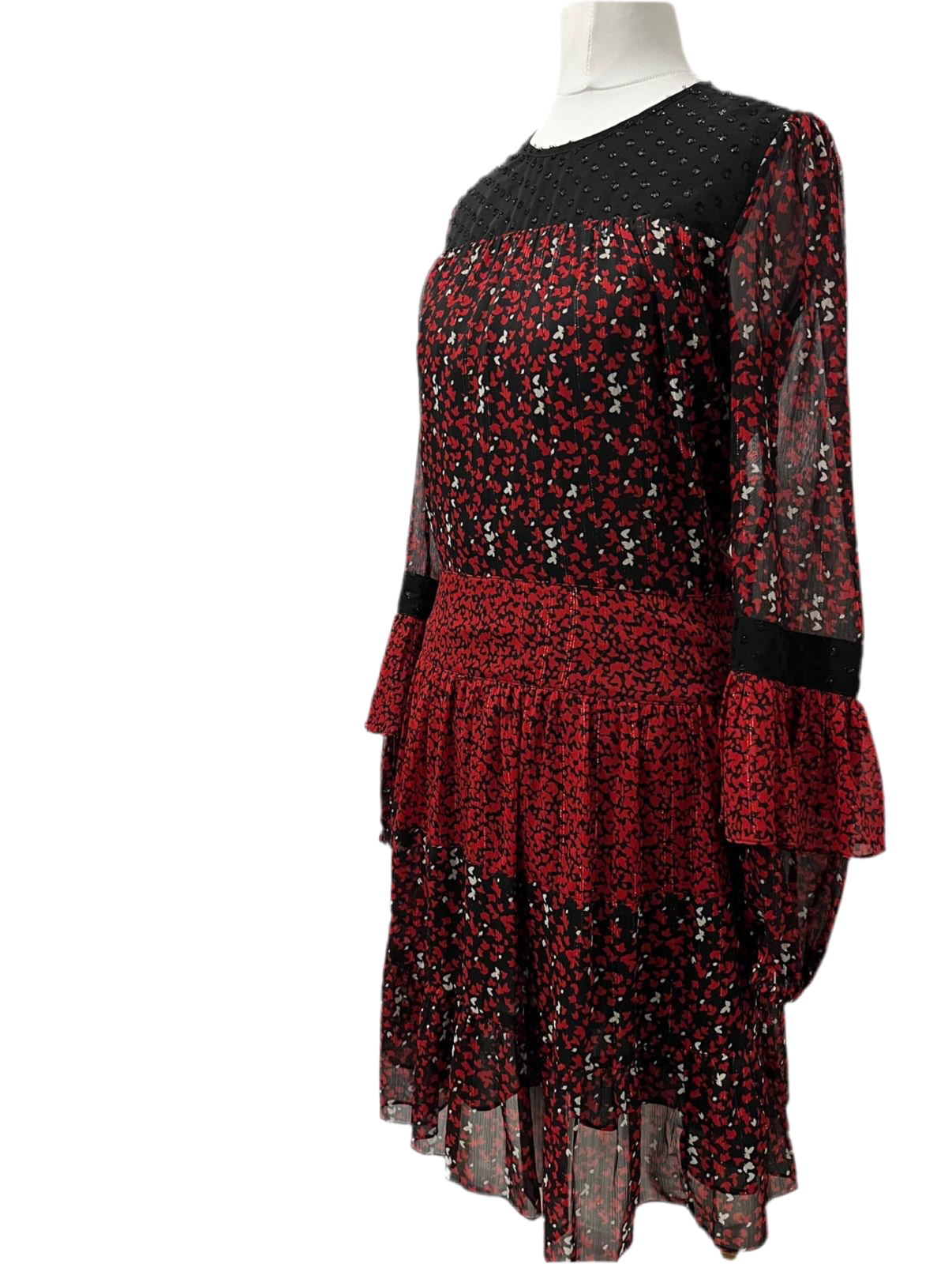 Red/black/white Michael Kors Party Dress, XS