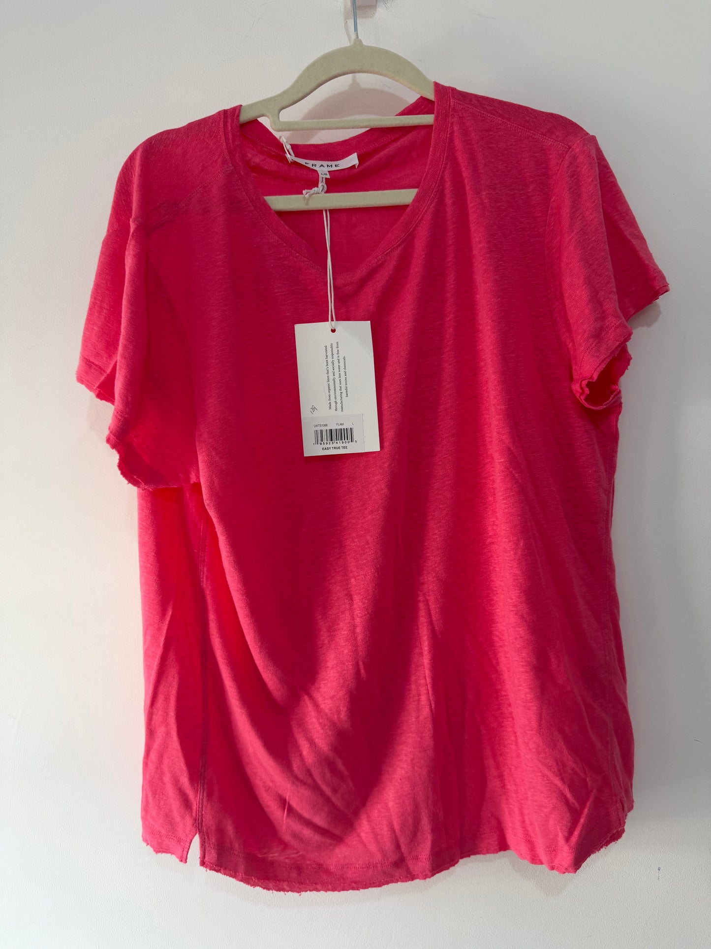 Preloved Pink Frame Top Brand New, Size Large