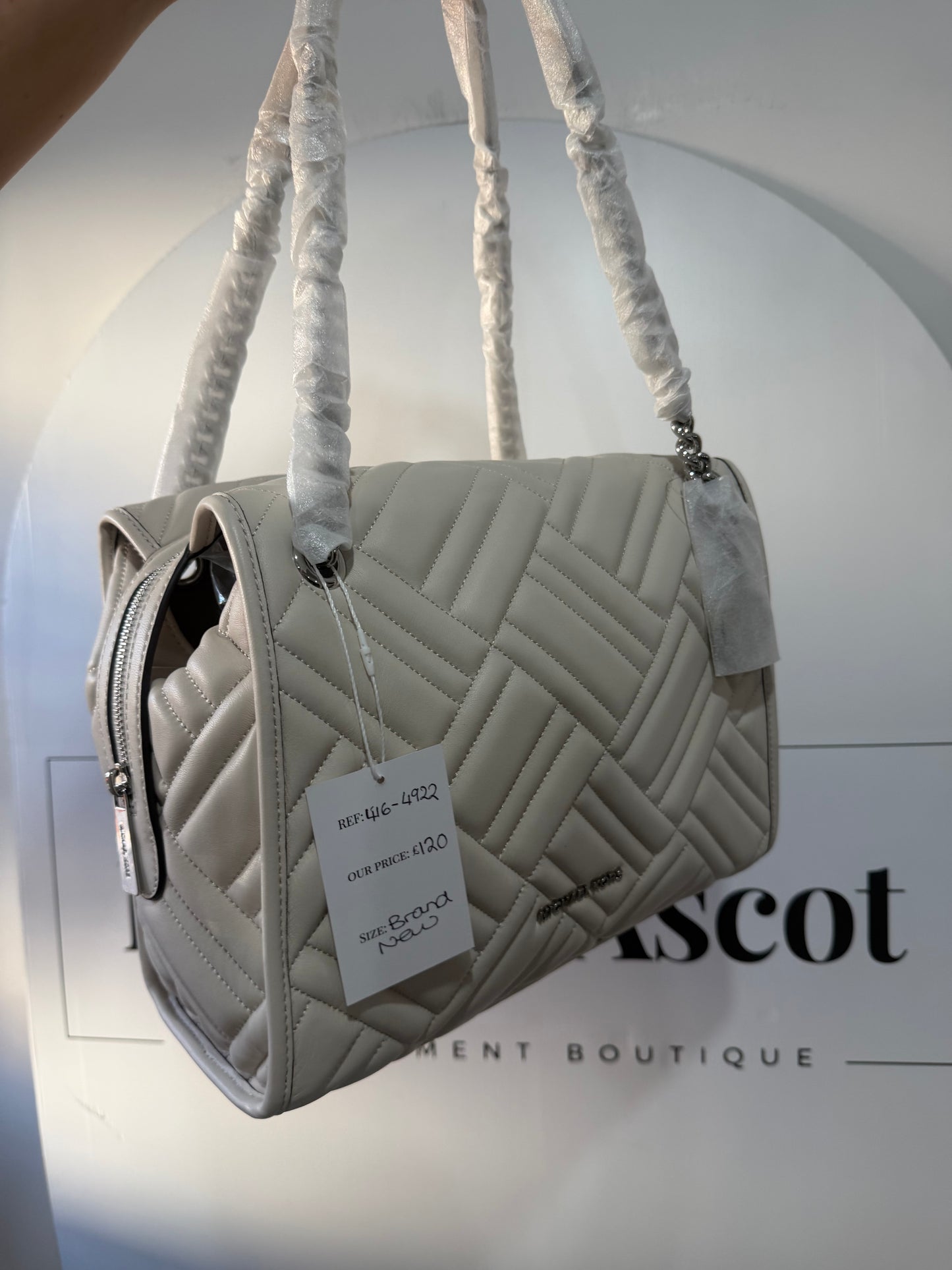 Cream Michael Kors Brand New Bag