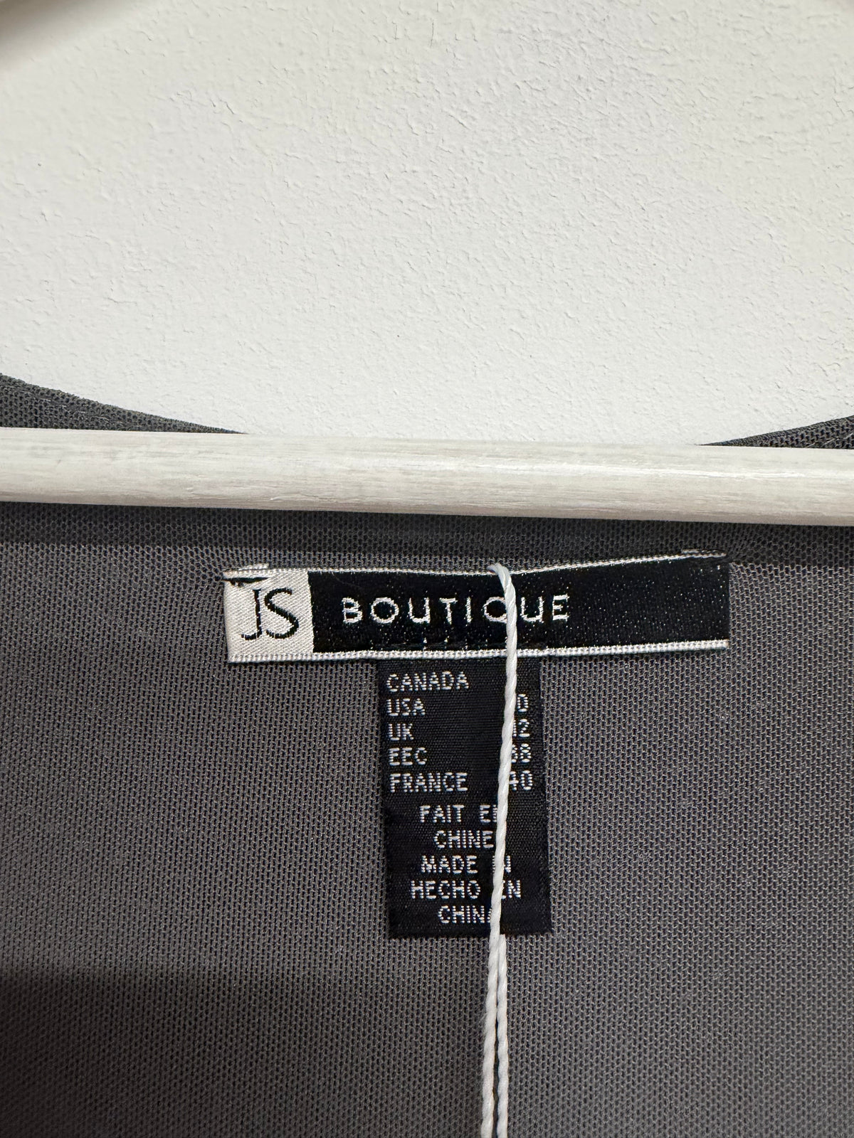 Preloved JS Boutique Dress Size 10 Grey